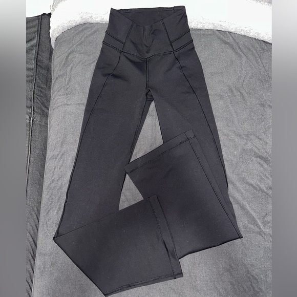 lululemon athletica Pants - Lululemon High Rise Flare Leggings Sz 2